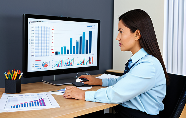 Business Stability**
"A professional female analyst in appropriate business attire, fully clothed, reviewing financial charts in a modern office setting. The charts depict stable growth and positive trends. Safe for work, appropriate content, perfect anatomy, natural proportions, modest clothing, professional environment, family-friendly."
**