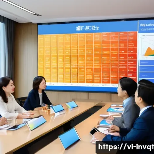 Home 33 리스크 관리의 중요성과 실천 방법 - A professional Vietnamese business office scene showing a diverse team of employees in smart casual ...